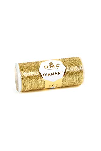 DMC Filo metallico diamantato, 38,2 m, oro chiaro (010294) von DMC