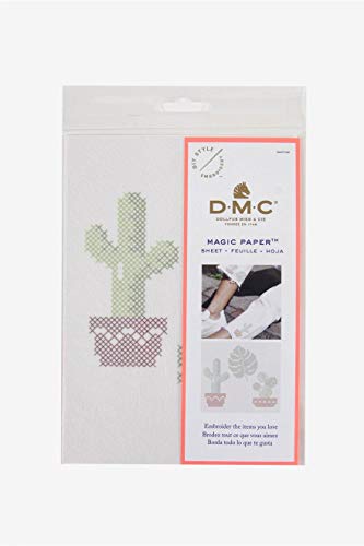 DMC FC200 Kaktus Magic Blatt Kreuzstich A5, Leinen, verschieden, Nicht zutreffend von DMC