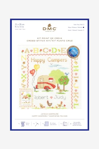 DMC - Happy Camper Kreuzstichset von DMC