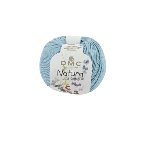 DMC - Natura Just Cotton - 100% Baumwolle | Für die Herstellung von Heimtextilien und Kleidungen | 50 g - 155 m - 62 Farben von DMC