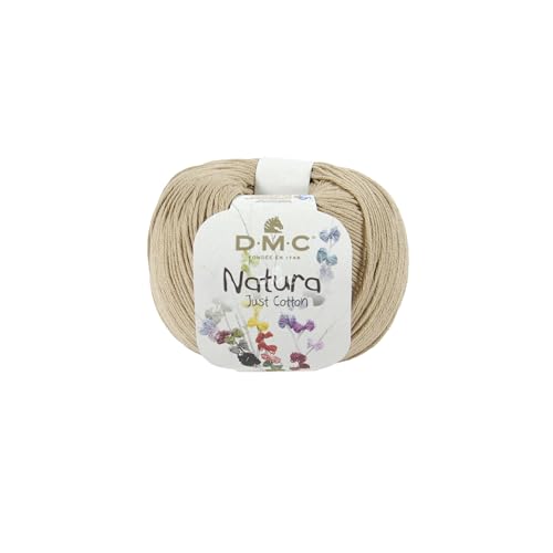 DMC - Natura Just Cotton - 100% Baumwolle | Für die Herstellung von Heimtextilien und Kleidungen | 50 g - 155 m - 62 Farben von DMC