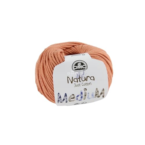 DMC - Natura Medium - 100% Baumwolle | Für die Herstellung von Heimtextilien und Kleidungen | 50 g - 75 m - 27 Farben von DMC