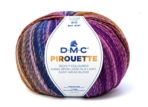 DMC - Pirouette-Garn, warm und weich | ideal für alle Arten von Kleidung | 200 g, 500 m, 10 Farben von DMC