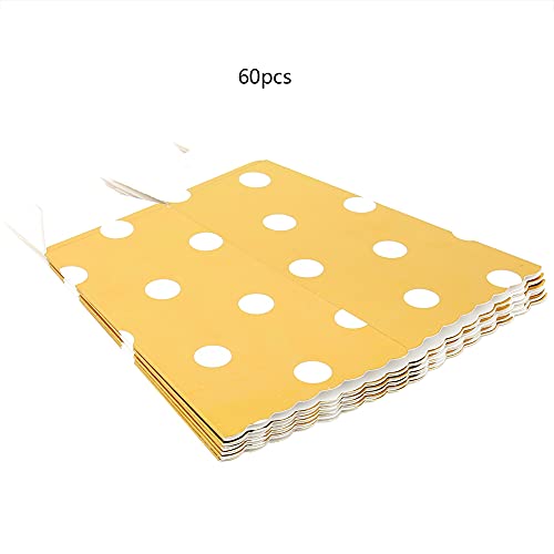 60PCS Stripe Style Popcorn Boxes Treat Bags Birthday Movie Party HotHome, Furniture & DIY, Celebrations & Occasions, Party Supplies! (Heißgeprägte Popcorn-Box mit Punkten) von DMLENGOIN