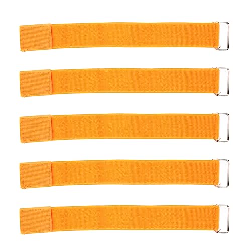 DMLENGOIN 3 -legierte Rennbänder elastische helle Farbe Rennbänder Kinder Erwachsene Geburtstag Karneval Outdoor (Orange) von DMLENGOIN