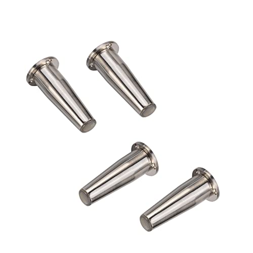 DMMFTERL Stabile und langlebige Sofabeine, Moderne Möbel-Couchtischbeine, 4er-Pack Möbelbeine aus Metall im Industriestil, Ersatzbeine, verstellbar: 1,4 cm, mit Befestigungsschrauben (10 cm von DMMFTERL