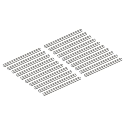 DMiotech 20 Stück M3 x 40mm Vollgewindestange 304 Edelstahl Rechtsgewinde Stangenstangenbolzen Klemmen und U-Bolzen von DMiotech