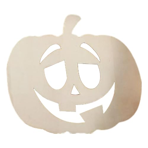 Pumpkin Wooden Crafts To Paint, Wooden Pumpkin Cutouts, Halloween Pumpkin Craft, Wall Tree Window Ornament, Halloween Thanksgiving Party Craft Supplies, Seasonal Decor For Living Room, Farmhouse von DNCG