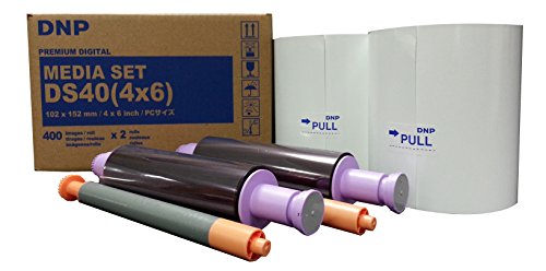 DNP DS40 Dyesub Druckerpapier, 4 x 6, 800 glänzende Drucke von DNP von DNP