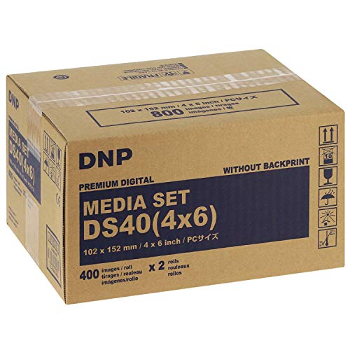 MediaSet 10x15 OHNE RÜCKSEITENAUFDRUCK für Kioskprinter DNP DS-40 von DNP