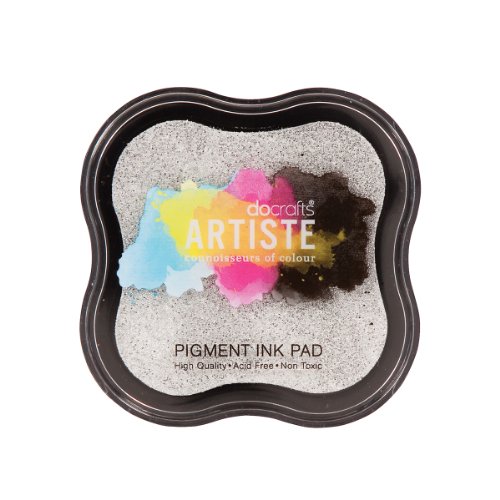 Artist Pigment-Stempelkissen, silber-Metallic von DOCRAFTS ARTISTE