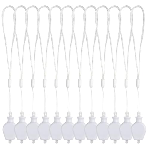 DODUOS 12 Stück LED Ballonlichter, Mini Lichterketten Batteriebetrieben, LED Laternenlichter Warmweiß für Party Lichter Dekoration Weihnachten Deko Halloween Deko, LED Papierlampe Lichterkette von DODUOS