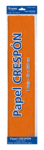 DOHE - Krepppapier 1 Bogen 50 x 250 cm, Orange von DOHE