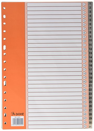 Dohe Basic – Index Folio, 1 bis 31, Grau von DOHE