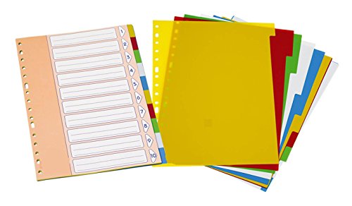 Dohe Basic – Index Folio, 10 Positionen, 5 Farben von DOHE