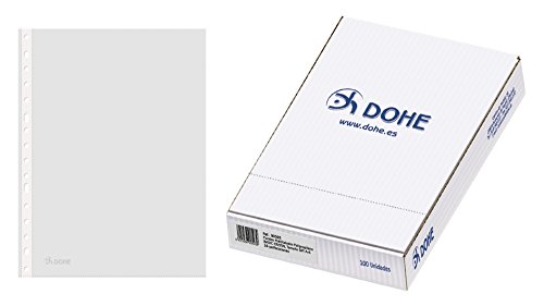 Dohe Basic – Pack von 100 Prospekthüllen A4 Glas von DOHE