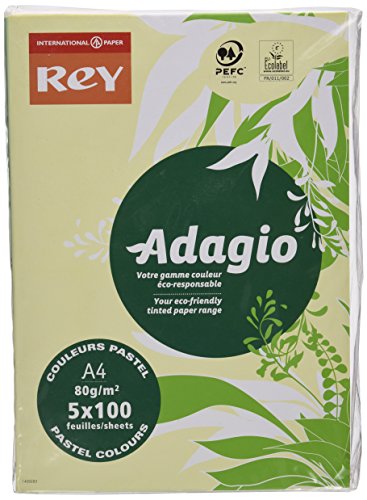 Papier A4 Adagio Rey 80g coloris assortis pastels von DOHE