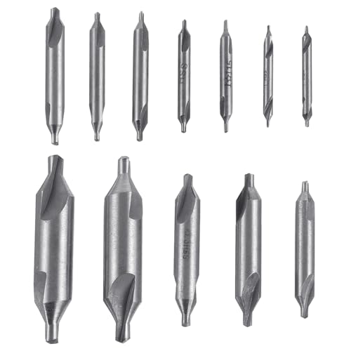 DOITOOL 1 12stk Center-bit-cutter-set Leistung Schleifer Bausatz Hartmetall Loch Bohrmaschine Bohrer Werkzeug Bagger Zentrierung Abs Schnecke Punkt Silver Hochgeschwindigkeitsstahl von DOITOOL