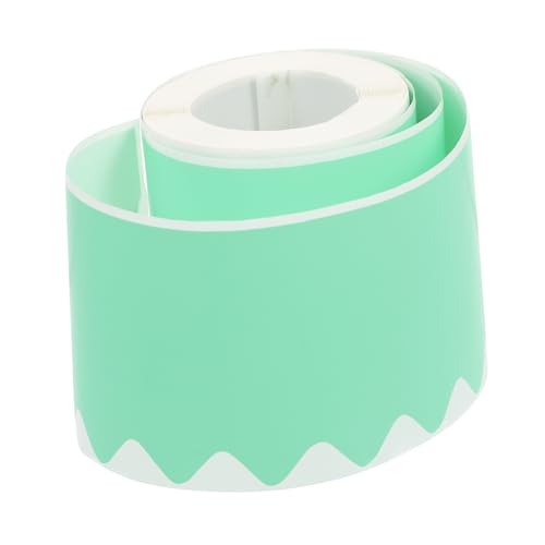 DOITOOL 1 Rolle Dekorative Grenzaufkleber Internatsschüler Erste Pinnwand Dekorationen Pinnwand Trimmen Bürodekor Für Grenze Klassenzimmer Große Tafel Vinyl Green Papier DOITOOL 1 Rolle Dekorative Grenzaufkleber Internatsschüler Erste Pinnwand Dekorationen Pinnwand Trimmen Bürodekor Für Grenze Klassenzimmer Große Tafel Vinyl Green Papier von DOITOOL