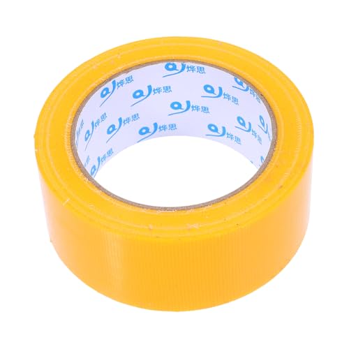 DOITOOL 1 Rolle Farbiges Klebeband doppelseitiges Teppichklebeband Möbelband Langlebiges Klebeband Heimwerker-Klebeband Isolierband für Rohre Rohrband für Wasserlecks Yellow von DOITOOL