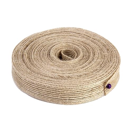 DOITOOL 1 Rolle Juteband hochzeitslaken wedding geschenkkörbe geschenkkörbchen körbe für geschenkkorb dekorieren regalkörbe decor hochstihl Jute-Gurtband Bandgewebe von DOITOOL