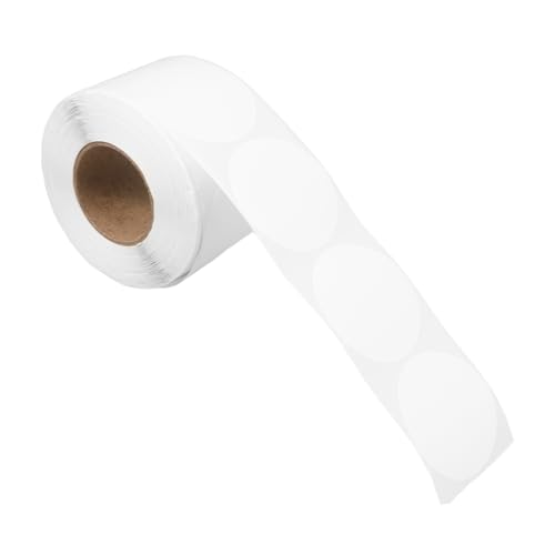 DOITOOL 1 Rolle Rundes Thermoetikett Etikettenaufkleber aus Thermopapier Aufkleber für Druckeretiketten runde Aufkleber thermische Aufkleber thermisches Etikett Weiß DOITOOL 1 Rolle Rundes Thermoetikett Etikettenaufkleber aus Thermopapier Aufkleber für Druckeretiketten runde Aufkleber thermische Aufkleber thermisches Etikett Weiß von DOITOOL