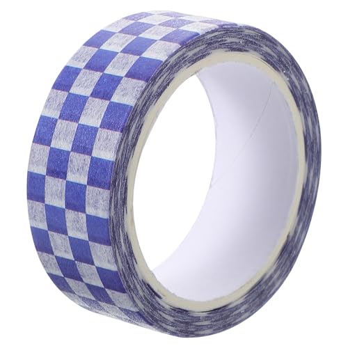 DOITOOL 1 Rolle Washi Tape Weiße Karomuster Handgezeichnetes DIY Scrapbooking Klebeband für Projekte Dekorative Planung und Journaling für Bastelarbeiten und DOITOOL 1 Rolle Washi Tape Weiße Karomuster Handgezeichnetes DIY Scrapbooking Klebeband für Projekte Dekorative Planung und Journaling für Bastelarbeiten und von DOITOOL