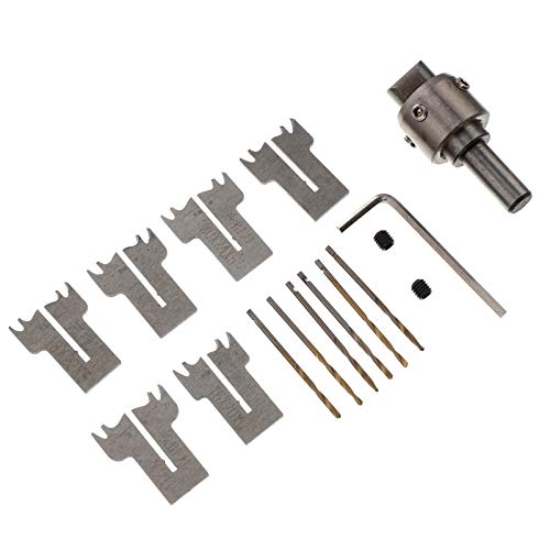 DOITOOL 1 Satz Integriertes Werkzeug Für Die Holzbearbeitung Lochstanzmaschine Ringe Perlen Meißel Draht Drehbar Schmuckrad Handherstellung Punktklemmen Zentrierschraubstock von DOITOOL