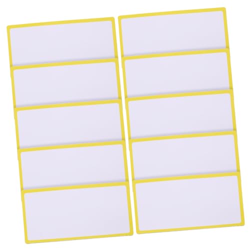 DOITOOL 1 Satz Magnetische Beschriftungs Tags Wiederverwendbare Namensschilder Für Kühlschränke Whiteboards Und Einfach Zu Entfernen Rückstände Flexibles Design 10 Stück DOITOOL 1 Satz Magnetische Beschriftungs Tags Wiederverwendbare Namensschilder Für Kühlschränke Whiteboards Und Einfach Zu Entfernen Rückstände Flexibles Design 10 Stück von DOITOOL
