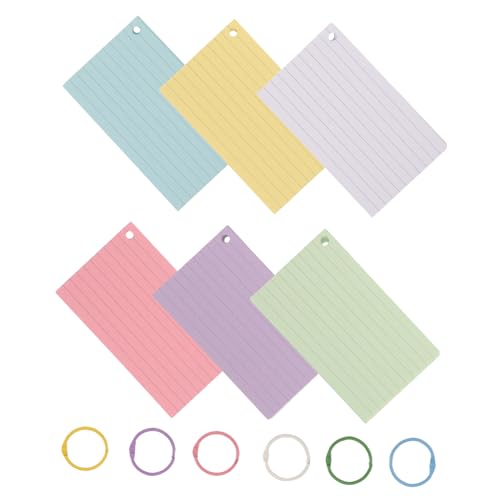 DOITOOL 1 Satz Notizbuch linierte Karteikarten lehrreich regiert Spiral- Karteikarten farbig Einladung dicke Blankokarten DIY leere Karteikarten englische Wortkarten Papier DOITOOL 1 Satz Notizbuch linierte Karteikarten lehrreich regiert Spiral- Karteikarten farbig Einladung dicke Blankokarten DIY leere Karteikarten englische Wortkarten Papier von DOITOOL