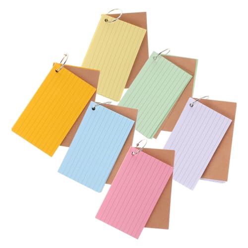 DOITOOL 1 Satz Notizen Wortbuch bunt Grundlagen des Studiums mehrfarbig Schule studieren Karteikarten mit Ringen gelochte Karteikarten Lernkarten-Pads Karteikarten in großen Mengen Papier DOITOOL 1 Satz Notizen Wortbuch bunt Grundlagen des Studiums mehrfarbig Schule studieren Karteikarten mit Ringen gelochte Karteikarten Lernkarten-Pads Karteikarten in großen Mengen Papier von DOITOOL