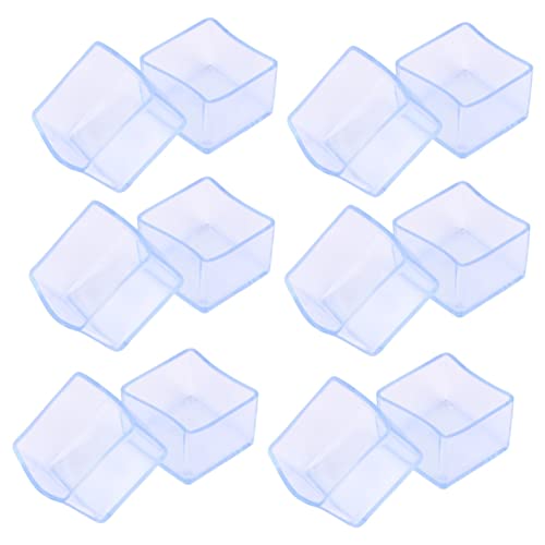 DOITOOL 1 Satz Stuhlfußabdeckung Furniture Pads Furniture Gliders Stuhlunterlagen Möbelbodenschoner Bodenschutzpads Möbelbeine Schützend Stuhlbeinmatte Transparenter Pvc-gummi 40 Stück von DOITOOL