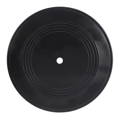 DOITOOL 1 Satz Trendige Wanddekorationen Vinyl-display Retro Blanko-vinyl-schallplatten- Partydeko Aus Den 50er Jahren Schallplatten Zur Dekoration Partydeko Der 70er Black 10st von DOITOOL