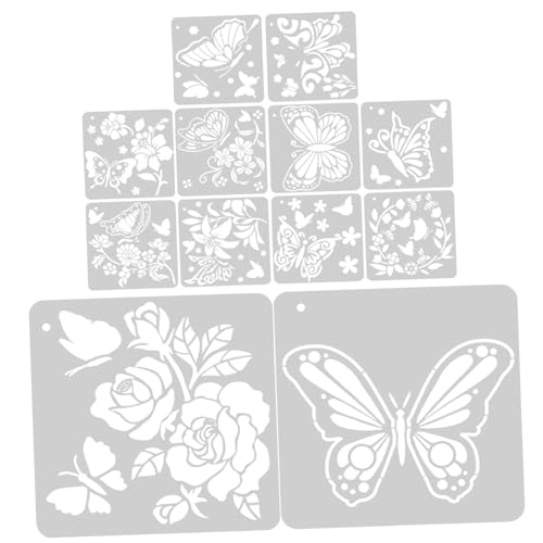 DOITOOL 1 Satz Wandmalerei Vorlage Schablone Vorlagen Schmetterlinge Dekorationen Handwerk Schmetterling Zeichnung Schmetterling Vorlage Lebendige Handwerk Schmetterling 12Blätter DOITOOL 1 Satz Wandmalerei Vorlage Schablone Vorlagen Schmetterlinge Dekorationen Handwerk Schmetterling Zeichnung Schmetterling Vorlage Lebendige Handwerk Schmetterling 12Blätter von DOITOOL
