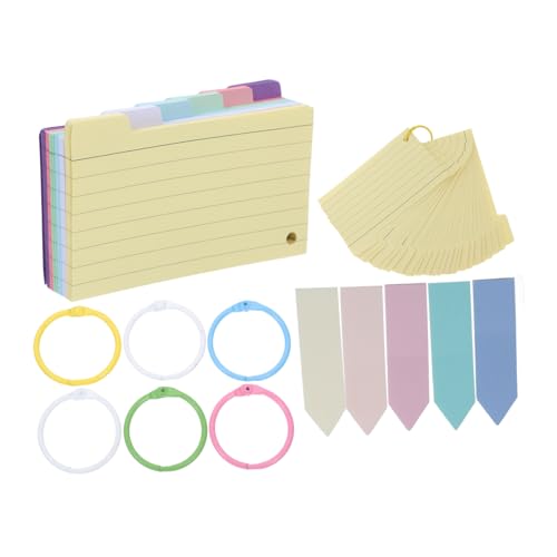DOITOOL 1 Satz Wortbuch beringt Revisionskarten weiß lehrreich Farbige Karteikarten mit Ring Lernkarten studieren Kleine Karteikarten Notizkarten mit Ring Karteikarten zum Lernen Plastik DOITOOL 1 Satz Wortbuch beringt Revisionskarten weiß lehrreich Farbige Karteikarten mit Ring Lernkarten studieren Kleine Karteikarten Notizkarten mit Ring Karteikarten zum Lernen Plastik von DOITOOL