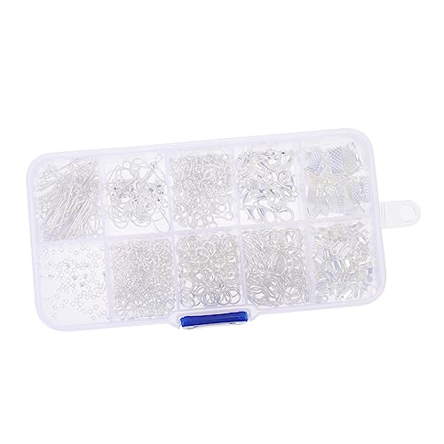 DOITOOL 1 Schachtel Ohrringhaken Teiliges DIY Bastelzubehör für Ohrringe Silberne Ohrhaken für Herstellung von Schmuck Leicht und Sicher für Kreative Projekte mit Freunden DOITOOL 1 Schachtel Ohrringhaken Teiliges DIY Bastelzubehör für Ohrringe Silberne Ohrhaken für Herstellung von Schmuck Leicht und Sicher für Kreative Projekte mit Freunden von DOITOOL