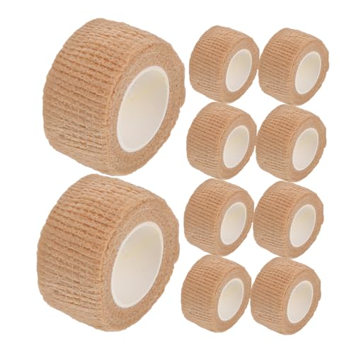 DOITOOL 10 Rollen Möbelmatte Möbelfüße Möbel Klebebandpolster Für Möbelbeine Klebrige Möbelstreifen Klebriges Schutzband Tischstopper Schwarz Stuhlbeinstreifen Vlies Light Brown von DOITOOL