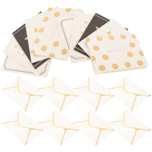 DOITOOL 10 Sets Grußkartenumschläge Mit Goldstich Alle Geburtstagskarten Karten Briefpapier Dekorationen Muttertagsgrüße Weihnachten Schlicht Blanko Trading Pop Merry Bulk DOITOOL 10 Sets Grußkartenumschläge Mit Goldstich Alle Geburtstagskarten Karten Briefpapier Dekorationen Muttertagsgrüße Weihnachten Schlicht Blanko Trading Pop Merry Bulk von DOITOOL