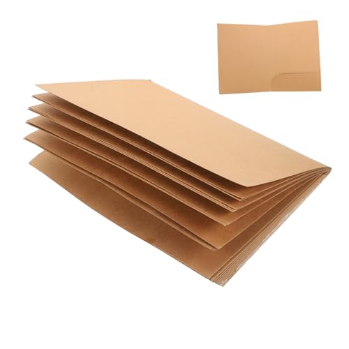 DOITOOL 10 Stück Aktenhalter Umschläge Ordner Bifold-Aktenordner Aktenordner mit Taschen Umschlagmappen für Dokumente Tasche für Dokumentenmappen Dateiordner Kraftpapier DOITOOL 10 Stück Aktenhalter Umschläge Ordner Bifold-Aktenordner Aktenordner mit Taschen Umschlagmappen für Dokumente Tasche für Dokumentenmappen Dateiordner Kraftpapier von DOITOOL