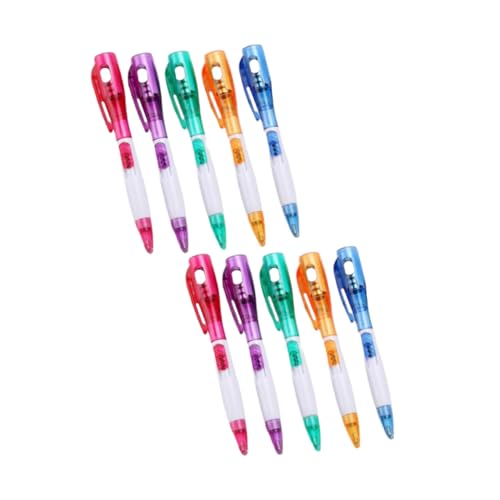 DOITOOL 10 Stück Multifunktioneller Kugelschreiber farbig Schreibwaren leichter Kugelschreiber Multifunktions-Kugelschreiber Kugelschreiber mit Licht DOITOOL 10 Stück Multifunktioneller Kugelschreiber farbig Schreibwaren leichter Kugelschreiber Multifunktions-Kugelschreiber Kugelschreiber mit Licht von DOITOOL