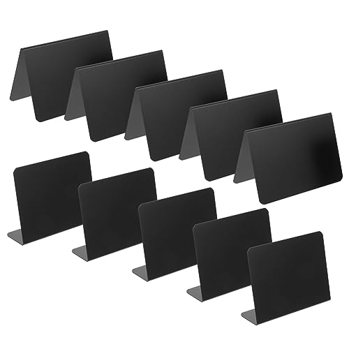 DOITOOL 10 Stück Tischnummernschild Hochzeit Tischschild Flugblatt Karte Stand Tischhalter Für Zahlen Leeres Namensschild Mini-tafelschild Staffeleien Kreidetafel-schild Klein Black Acryl DOITOOL 10 Stück Tischnummernschild Hochzeit Tischschild Flugblatt Karte Stand Tischhalter Für Zahlen Leeres Namensschild Mini-tafelschild Staffeleien Kreidetafel-schild Klein Black Acryl von DOITOOL