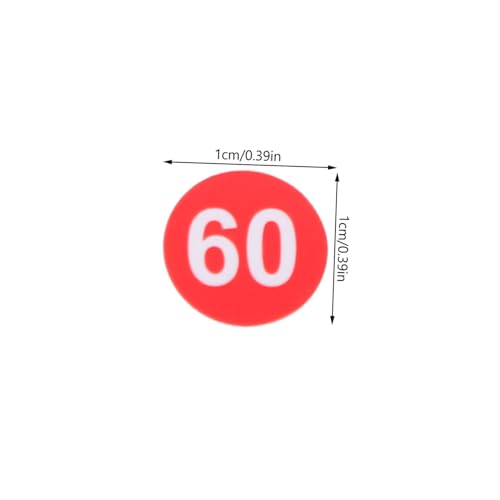 DOITOOL 100 Blatt Wasserdichte Nummernaufkleber Selbstklebende Runde Zahl Etiketten Rot Weiß für Kleidung Inventar Verpackung Vielseitig Beschriftbare Nummernschilder DOITOOL 100 Blatt Wasserdichte Nummernaufkleber Selbstklebende Runde Zahl Etiketten Rot Weiß für Kleidung Inventar Verpackung Vielseitig Beschriftbare Nummernschilder von DOITOOL