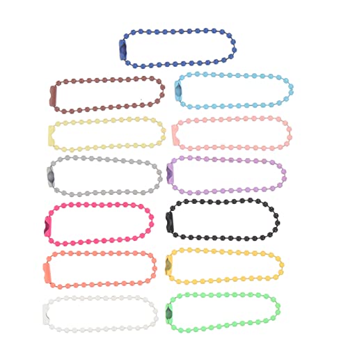 DOITOOL 100 Stück Farbige Wellen perlen kette Kugelkette Schlüsselanhänger Schild DIY -Schmuck Schlüsselanhänger Perle Kugel-Schlüsselanhänger Kugel Perlenkette Eisen Zufällige Farbe DOITOOL 100 Stück Farbige Wellen perlen kette Kugelkette Schlüsselanhänger Schild DIY -Schmuck Schlüsselanhänger Perle Kugel-Schlüsselanhänger Kugel Perlenkette Eisen Zufällige Farbe von DOITOOL