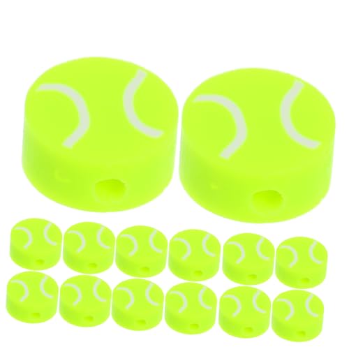 DOITOOL 100 Stück Weiche Keramikperlen Sportliche Perle Kleine Perlenanhänger Schüttgutperlen Perlen Für Jungen Abstandsperlen Runde Perlen Dekorative Perlen Sportperlen Polymer-ton Grün DOITOOL 100 Stück Weiche Keramikperlen Sportliche Perle Kleine Perlenanhänger Schüttgutperlen Perlen Für Jungen Abstandsperlen Runde Perlen Dekorative Perlen Sportperlen Polymer-ton Grün von DOITOOL