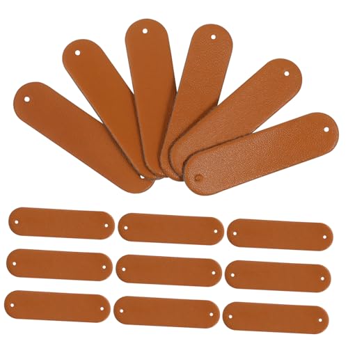 DOITOOL 100 Stück leeres lederetikett Namensschilder für Kleidung Gravieren gemacht Lederetiketten für handgefertigte Artikel Kleidungsanhänger aus Leder Kunstleder Brown DOITOOL 100 Stück leeres lederetikett Namensschilder für Kleidung Gravieren gemacht Lederetiketten für handgefertigte Artikel Kleidungsanhänger aus Leder Kunstleder Brown von DOITOOL