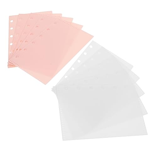 DOITOOL 10Blätter Ordner Taschenbeutel Transparent Wasserdichte Dokumentenmappe mit Fächern für Lose und Unterlagen Praktische Aufbewahrung für Schule DOITOOL 10Blätter Ordner Taschenbeutel Transparent Wasserdichte Dokumentenmappe mit Fächern für Lose und Unterlagen Praktische Aufbewahrung für Schule von DOITOOL