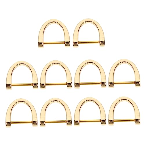 DOITOOL 10Stücke D Ringe für Taschen D Förmige Ringe für Handtaschen Rucksäcke und DIY Bag Zubehör Langlebig Ersetzen von Beschädigten DOITOOL 10Stücke D Ringe für Taschen D Förmige Ringe für Handtaschen Rucksäcke und DIY Bag Zubehör Langlebig Ersetzen von Beschädigten von DOITOOL