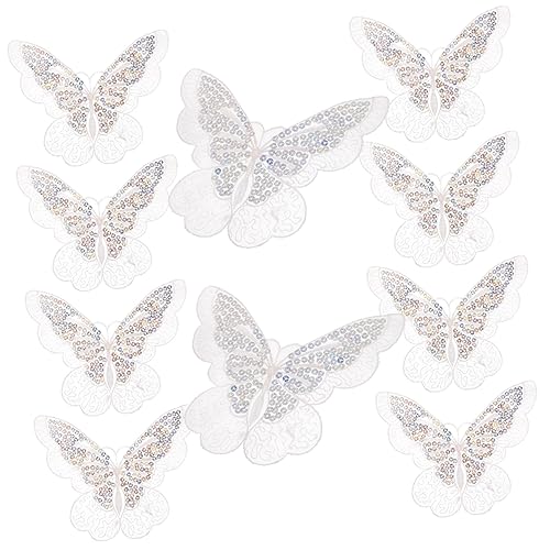 DOITOOL 10Stücke Mantelflicken Organza DIY Dekoration für Kleidung Taschen Hüte und Mehr zum Verzieren und Reparieren von Accessoires und Bekleidung DOITOOL 10Stücke Mantelflicken Organza DIY Dekoration für Kleidung Taschen Hüte und Mehr zum Verzieren und Reparieren von Accessoires und Bekleidung von DOITOOL