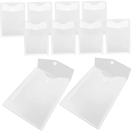 DOITOOL 10Stücke Transparente Dokumentenorganisatoren für Büro und Schule Aufbewahrungstaschen mit Verstärktem Druckknopf zur Sicheren Aufbewahrung von Dokumenten Gutscheinen DOITOOL 10Stücke Transparente Dokumentenorganisatoren für Büro und Schule Aufbewahrungstaschen mit Verstärktem Druckknopf zur Sicheren Aufbewahrung von Dokumenten Gutscheinen von DOITOOL