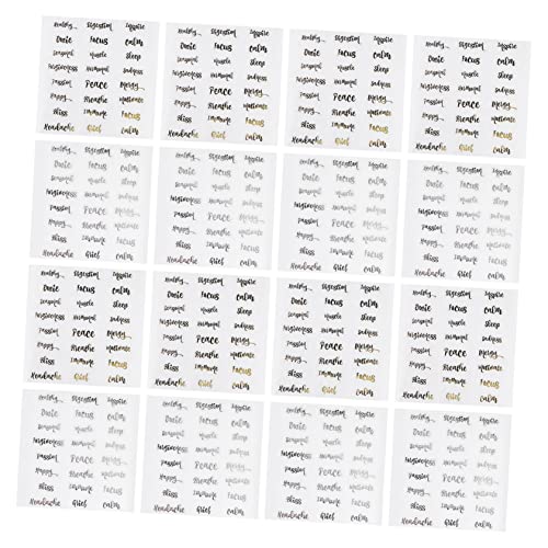 DOITOOL 18 Blatt Teiliges Wasserdichte Kosmetikflaschen Etiketten Elegante Aufkleber für Ätherische Öle und Tropfflaschen Praktische Flaschenbeschriftung für Einfache Organisation DOITOOL 18 Blatt Teiliges Wasserdichte Kosmetikflaschen Etiketten Elegante Aufkleber für Ätherische Öle und Tropfflaschen Praktische Flaschenbeschriftung für Einfache Organisation von DOITOOL